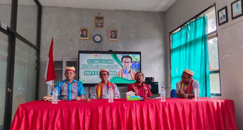 Kunker di Sman 6 Kota Komba, Kepala Cabang Dinas Pendidikan Wilayah VI Sampaikan Pesan Khusus