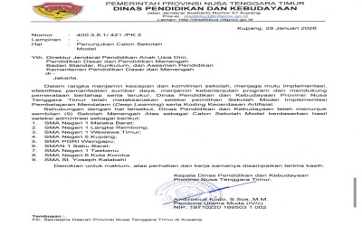 Breaking News: SMAN 6 Kota Komba Diusulkan Jadi Sekolah Model Pembelajaran Mendalam (PM) serta Koding dan Kecerdasan Artifisial (KKA)   ‎